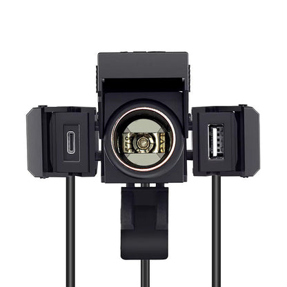 T1 Pro - Motorcycle Triple Socket Charger - Fahren