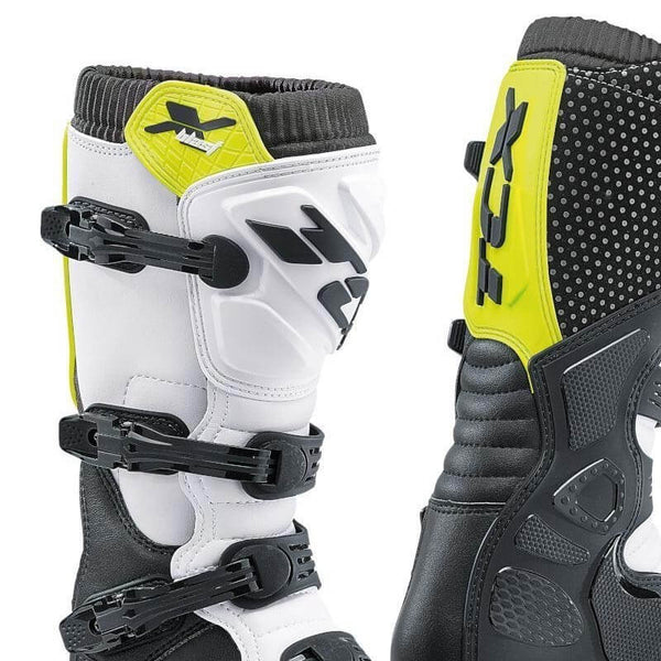 TCX X-Blast Boots - Black White Yellow Fluo