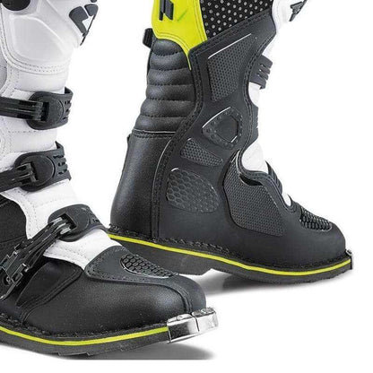 TCX X-Blast Boots - Black White Yellow Fluo