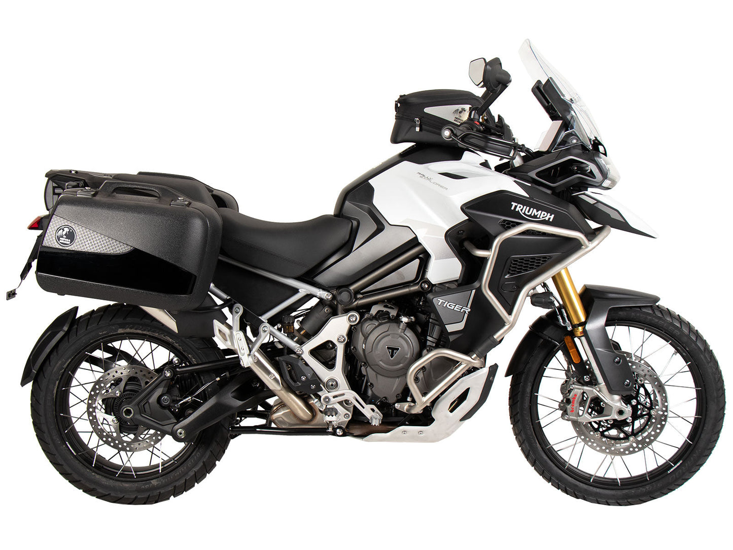 TIGER 1200 GT / GT PRO / RALLY PRO Carrier - Sidecarrier (Permanent Mount) - Hepco Becker - 6537640 00 01