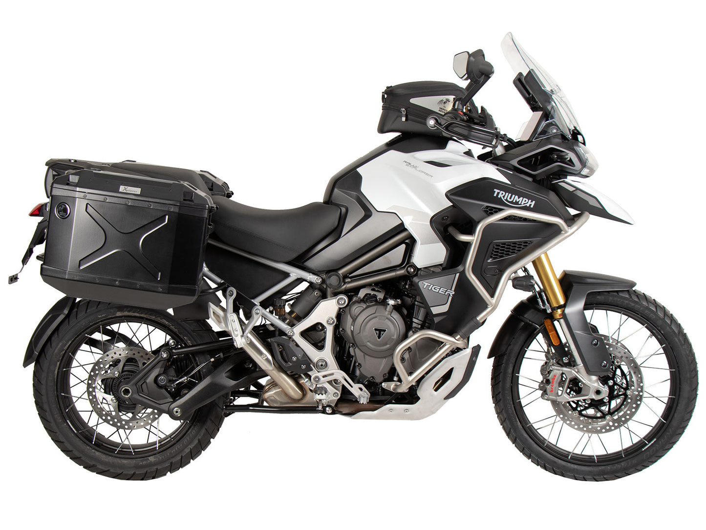 TIGER 1200 GT / GT PRO / RALLY PRO Carrier - Sidecarrier (Permanent Mount) - Hepco Becker - 6537640 00 01