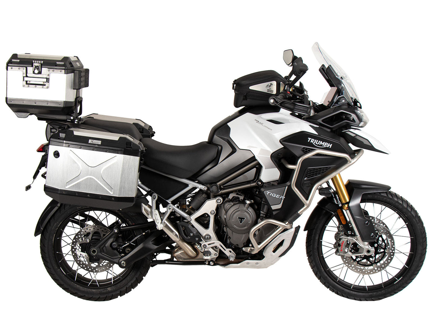 TIGER 1200 GT / GT PRO / RALLY PRO Carrier - Sidecarrier (Permanent Mount) - Hepco Becker - 6537640 00 01