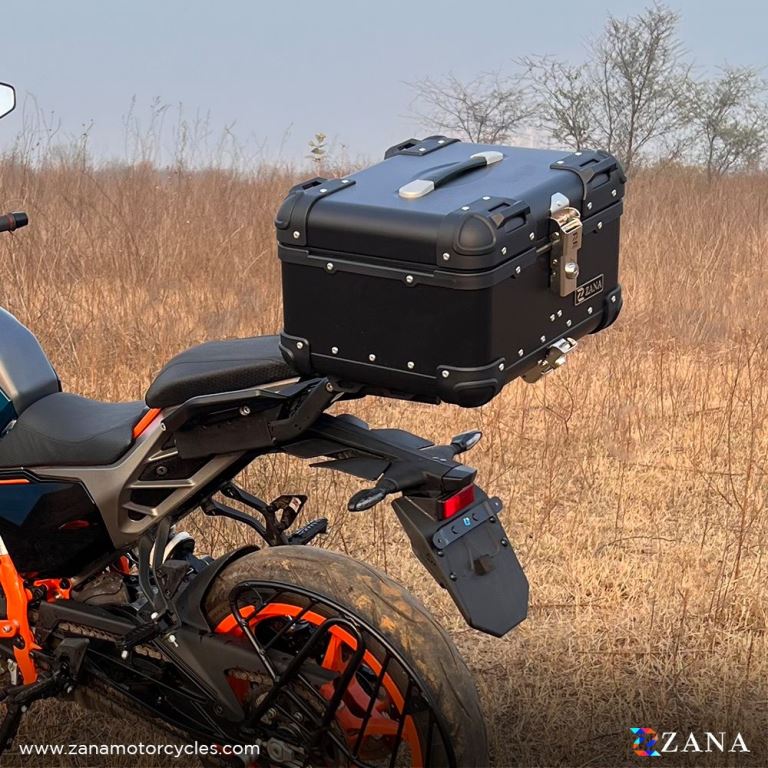 Top Box Aluminium Black (35L) R-Flat for KTM Duke 250/390 Gen-3