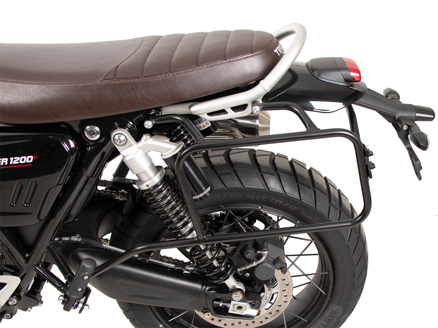 TRIUMPH SCRAMBLER 1200 X Carrier - Left Side (Permanent) - Hepco Becker - 6537667 00 01