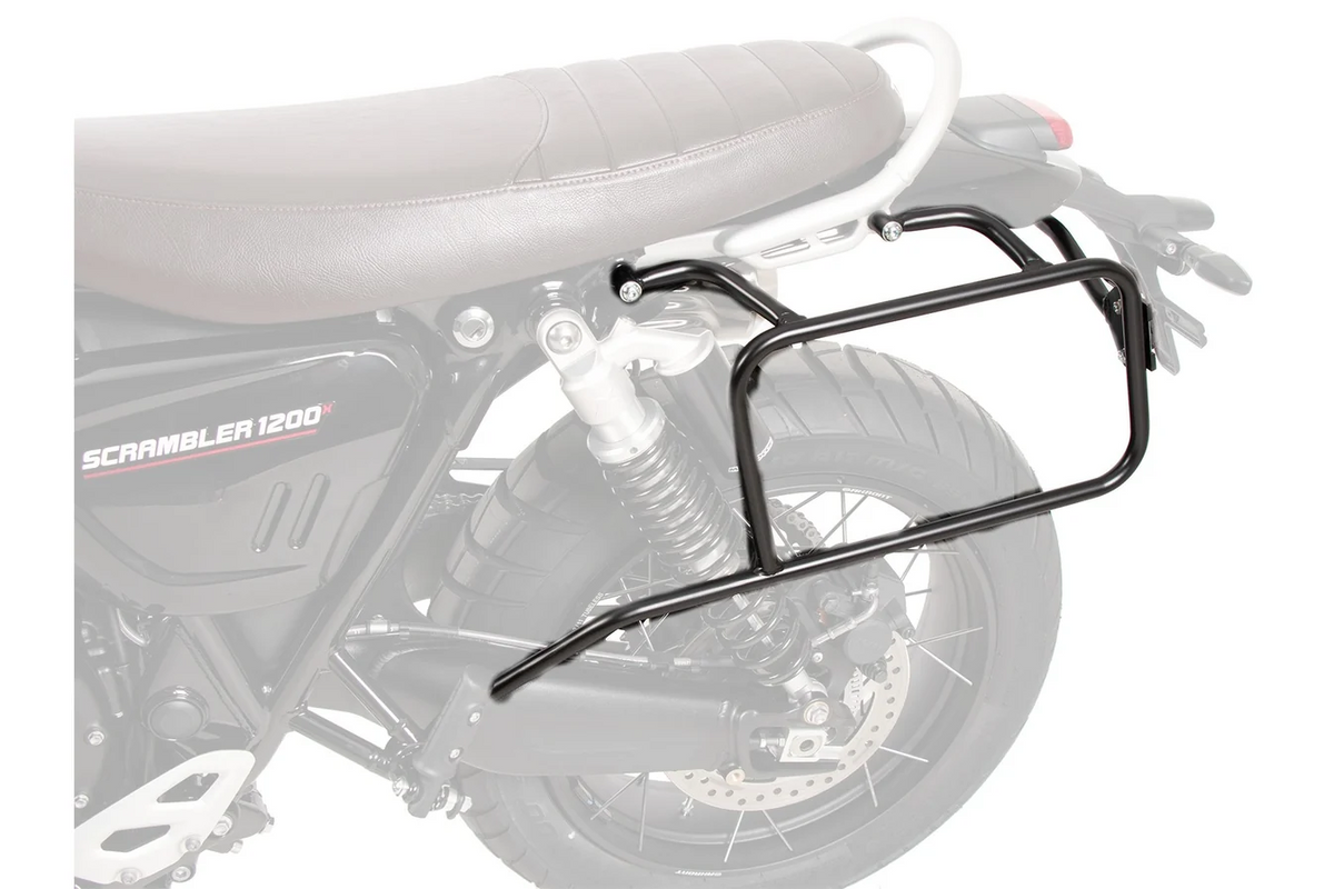 TRIUMPH SCRAMBLER 1200 X Carrier - Left Side (Permanent) - Hepco Becker - 6537667 00 01