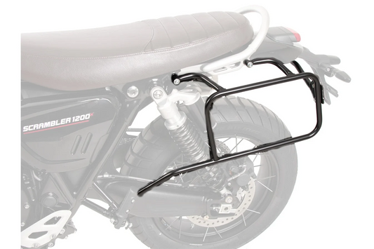 TRIUMPH SCRAMBLER 1200 X Carrier - Left Side (Permanent) - Hepco Becker - 6537667 00 01