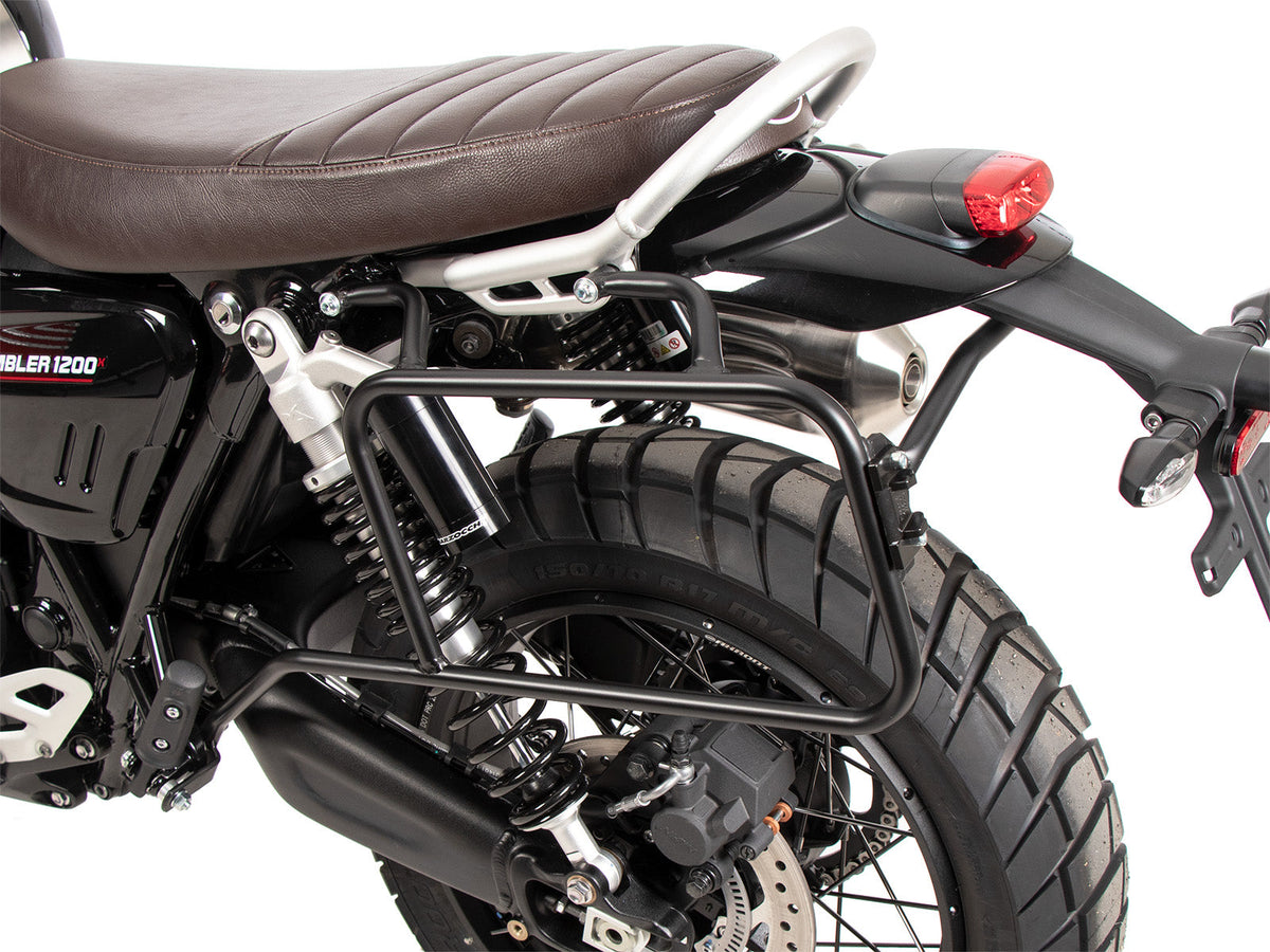TRIUMPH SCRAMBLER 1200 X Carrier - Left Side (Permanent) - Hepco Becker - 6537667 00 01