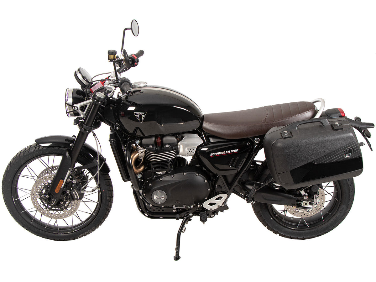 TRIUMPH SCRAMBLER 1200 X Carrier - Left Side (Permanent) - Hepco Becker - 6537667 00 01