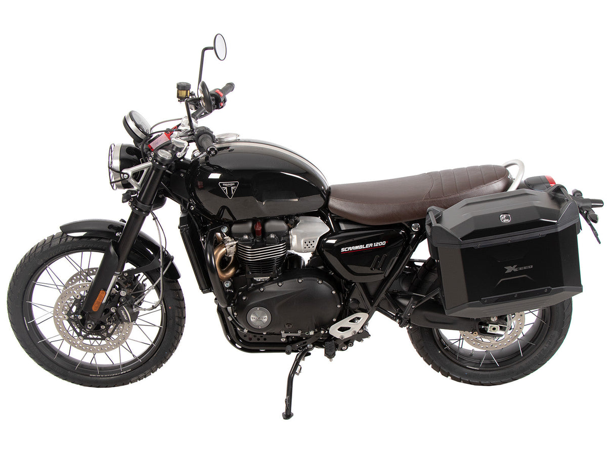 TRIUMPH SCRAMBLER 1200 X Carrier - Left Side (Permanent) - Hepco Becker - 6537667 00 01