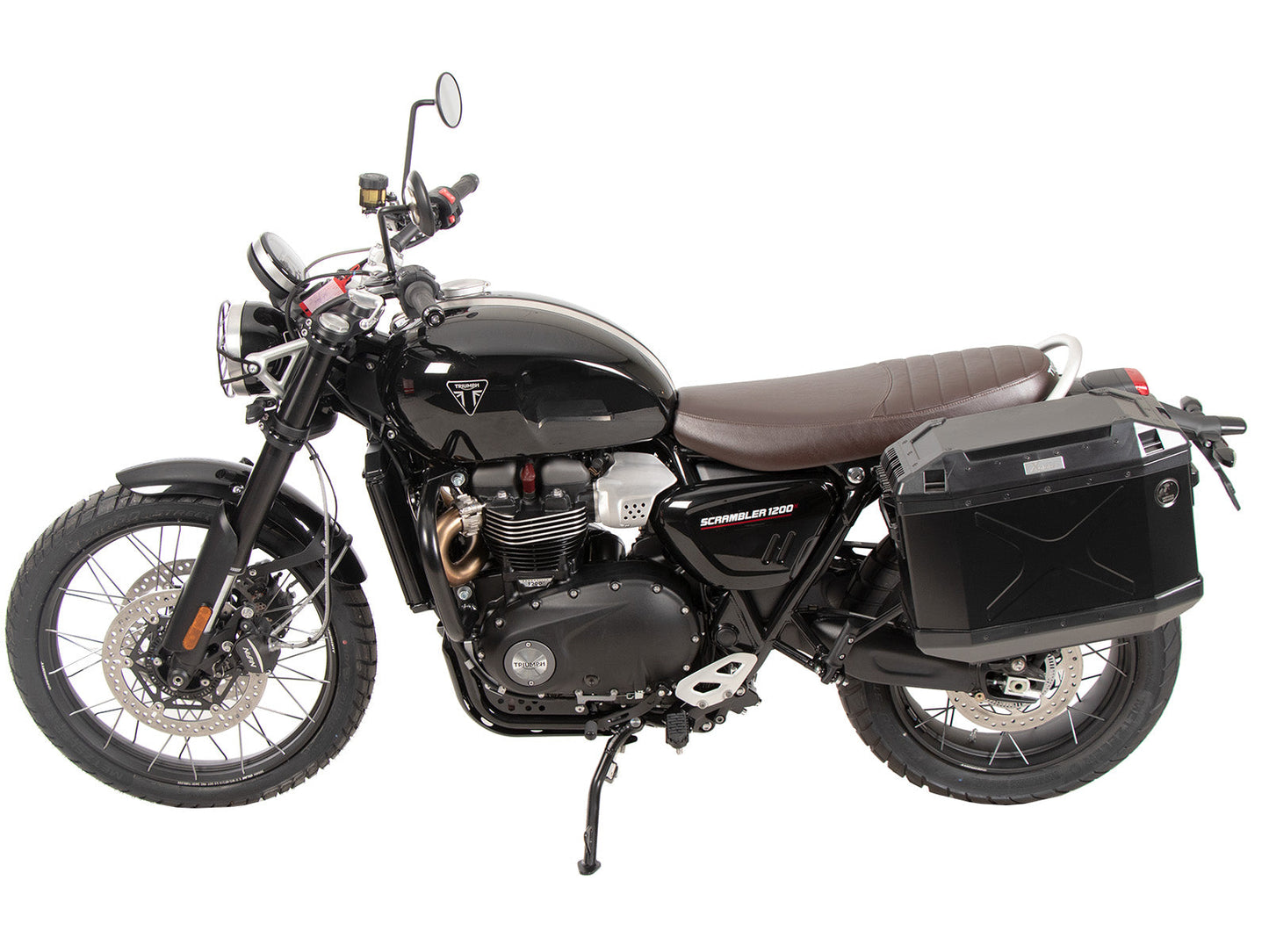 TRIUMPH SCRAMBLER 1200 X Carrier - Left Side (Permanent) - Hepco Becker - 6537667 00 01