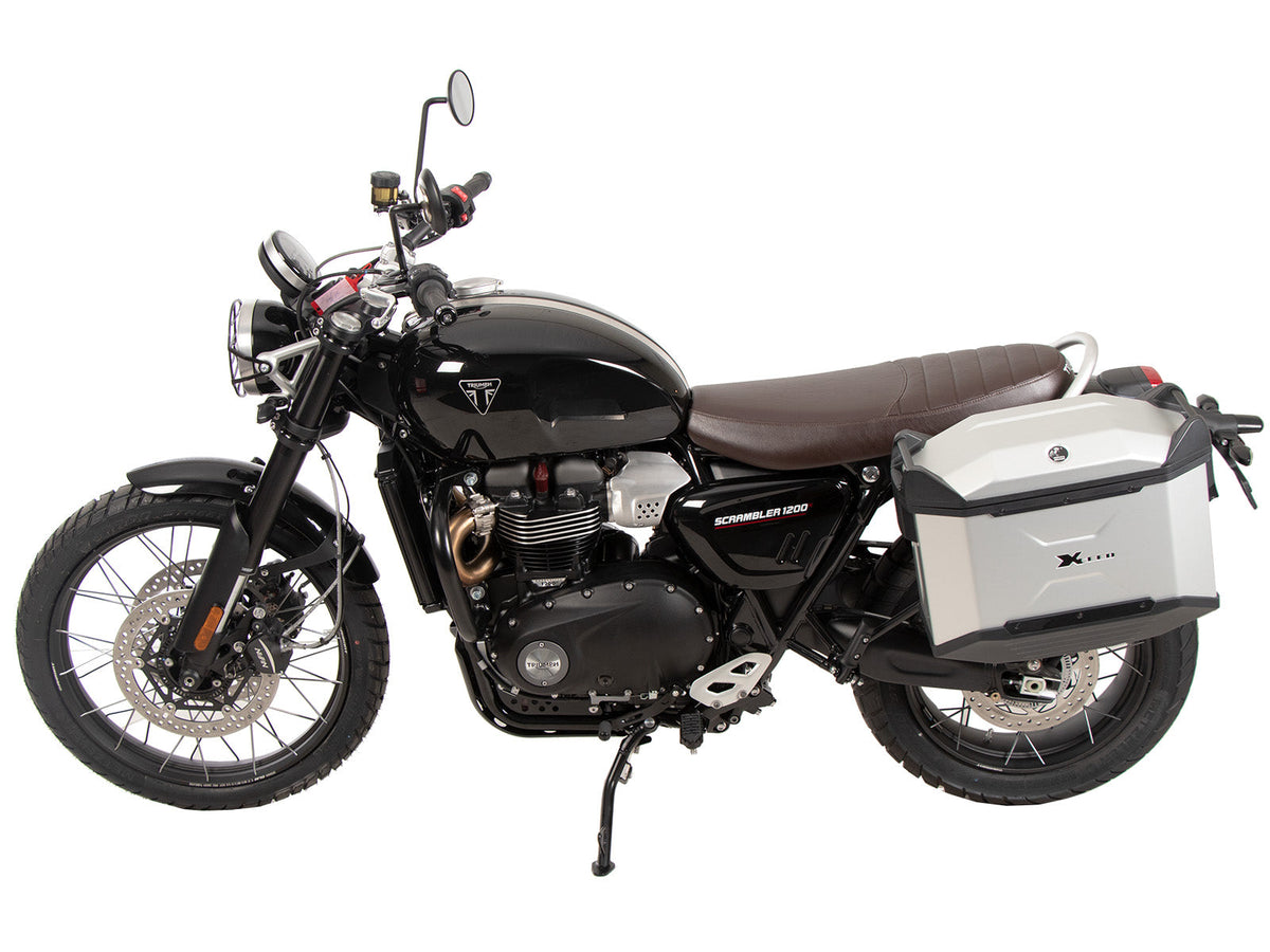 TRIUMPH SCRAMBLER 1200 X Carrier - Left Side (Permanent) - Hepco Becker - 6537667 00 01