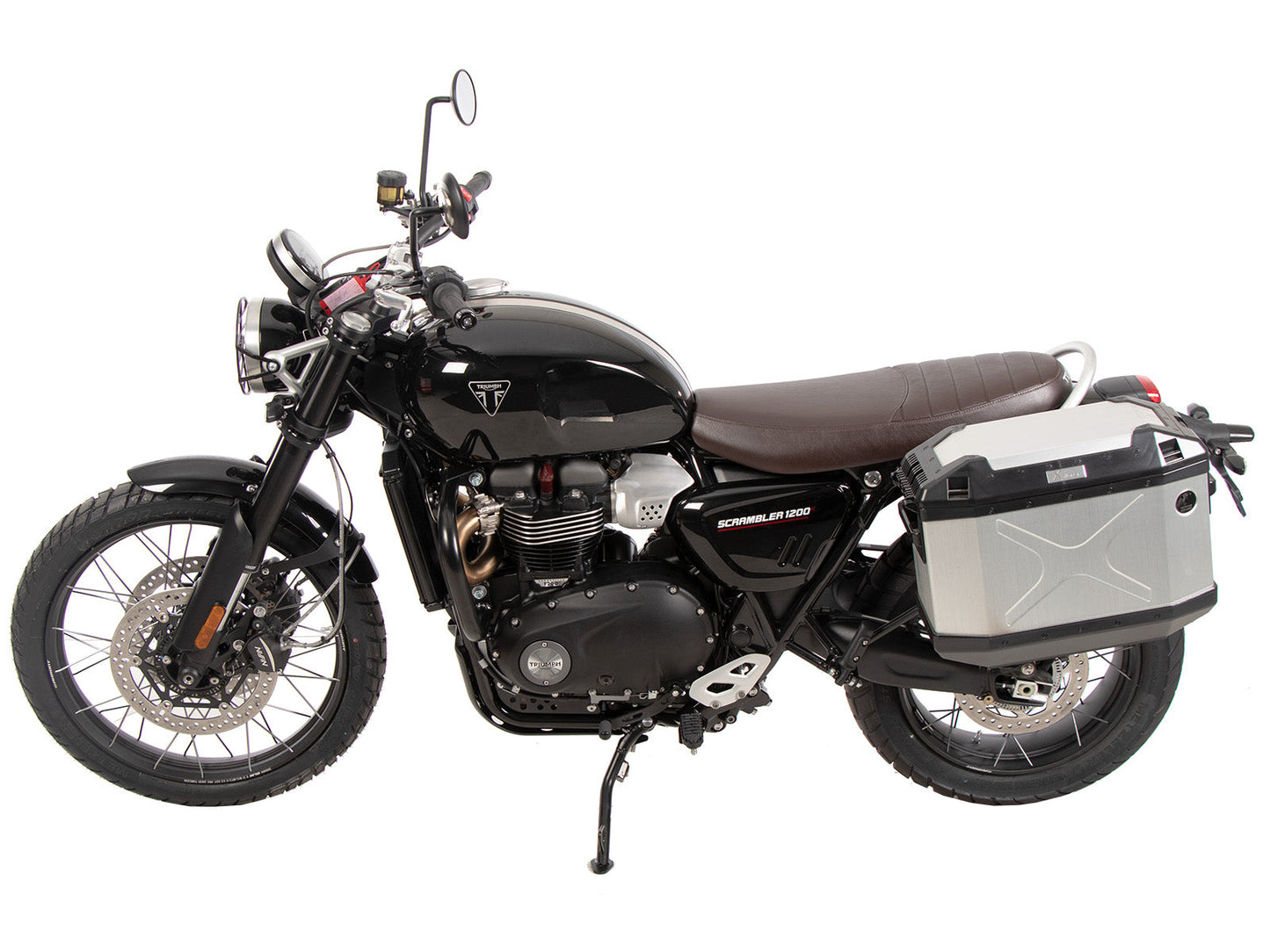 TRIUMPH SCRAMBLER 1200 X Carrier - Left Side (Permanent) - Hepco Becker - 6537667 00 01