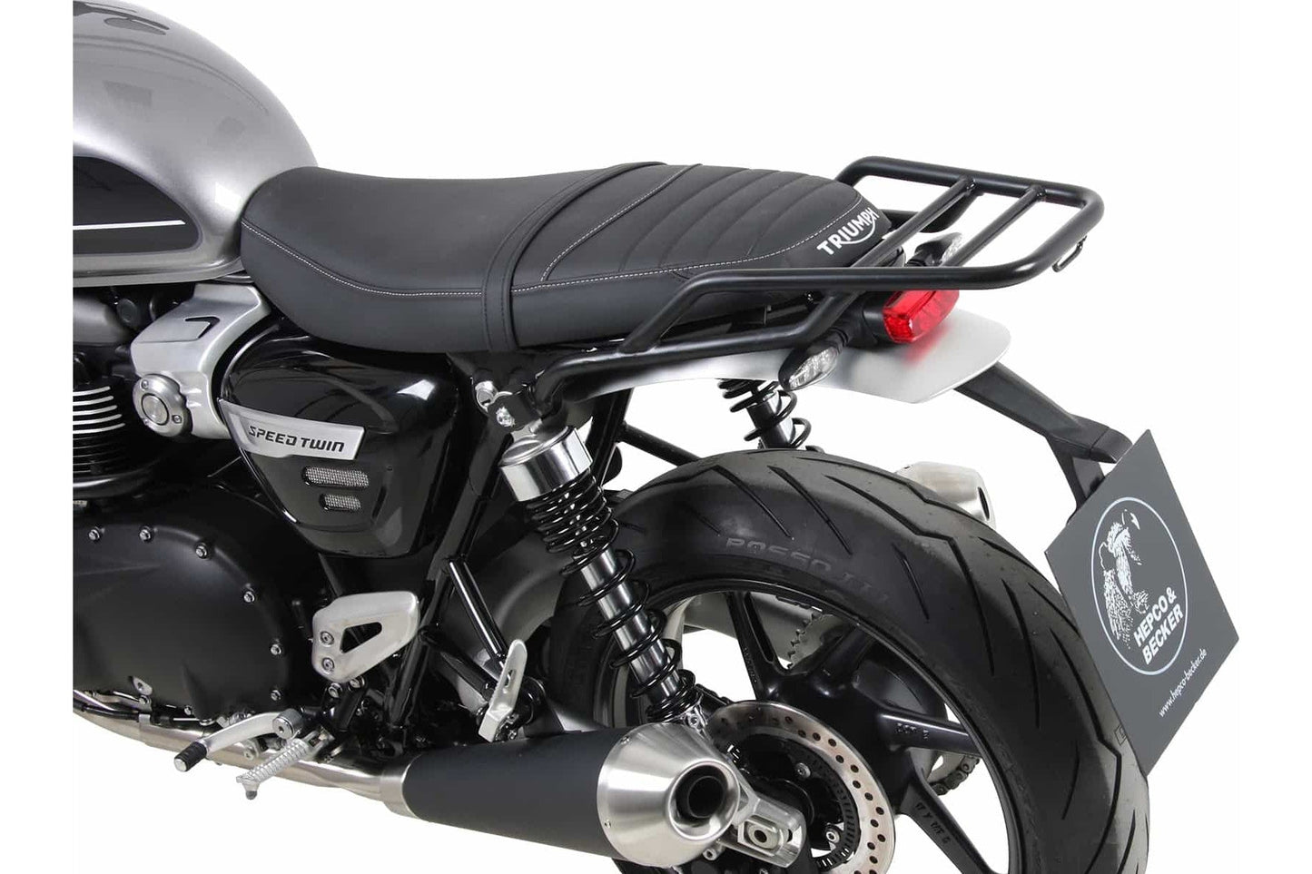 TRIUMPH SPEED TWIN 1200 / RS Luggage - Topcase Carrier (Tubed) - Hepco Becker - 6587647 01 01
