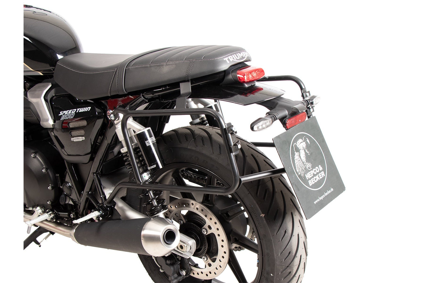 TRIUMPH SPEED TWIN 900 Carrier - Sidecarrier (Permanent Mount) - Hepco Becker - 6537685 00 01