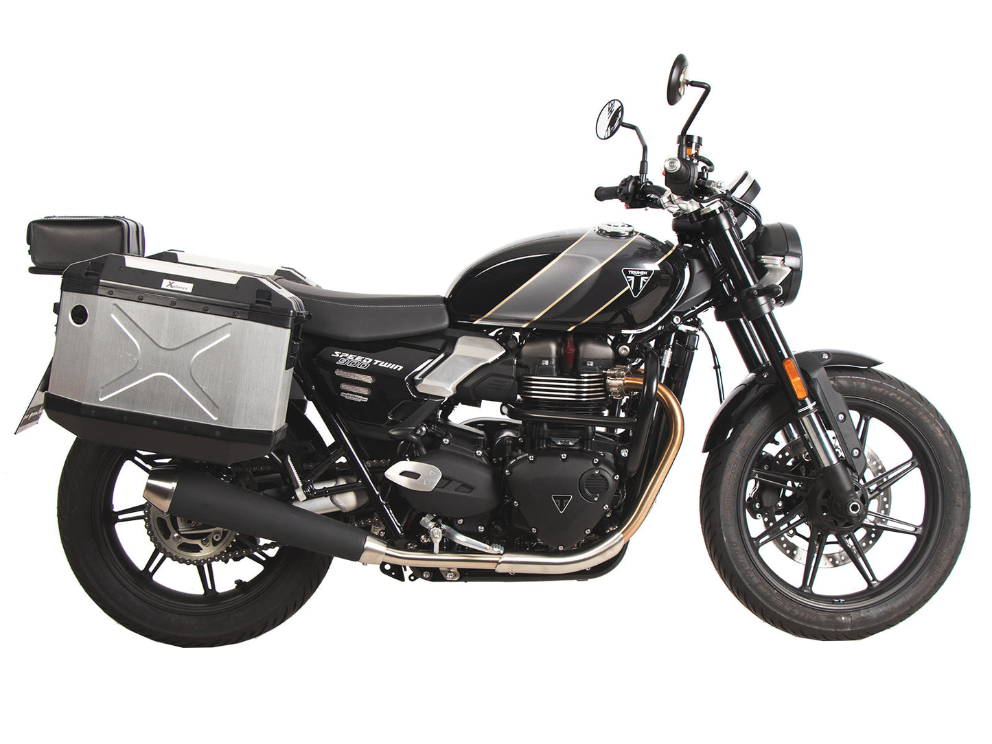 TRIUMPH SPEED TWIN 900 Luggage - Topcase Carrier (Tubed) - Hepco Becker - 6587685 01 01