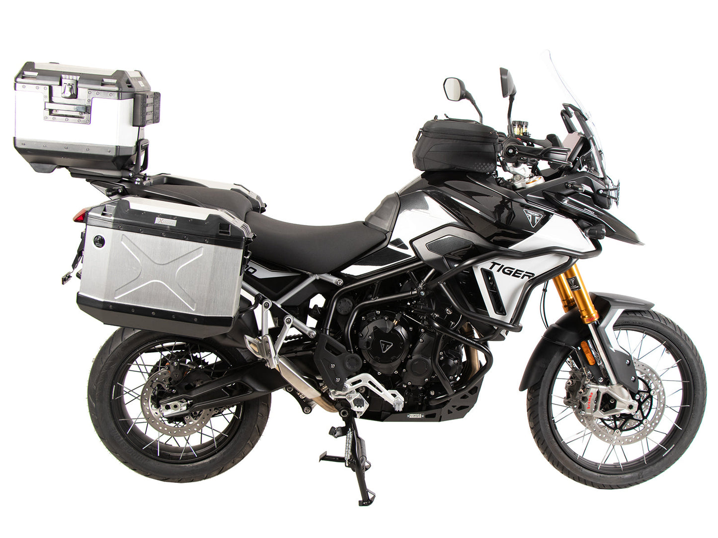 TRIUMPH Tiger 900 All Carrier - Sidecases Lock It Black 2024 Onwards - Hepco Becker - 6537657 00 01