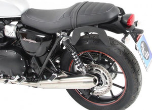 Side cases Carrier C-bow Triumph Twin 900 Series Black/Chrome - Hepco Becker