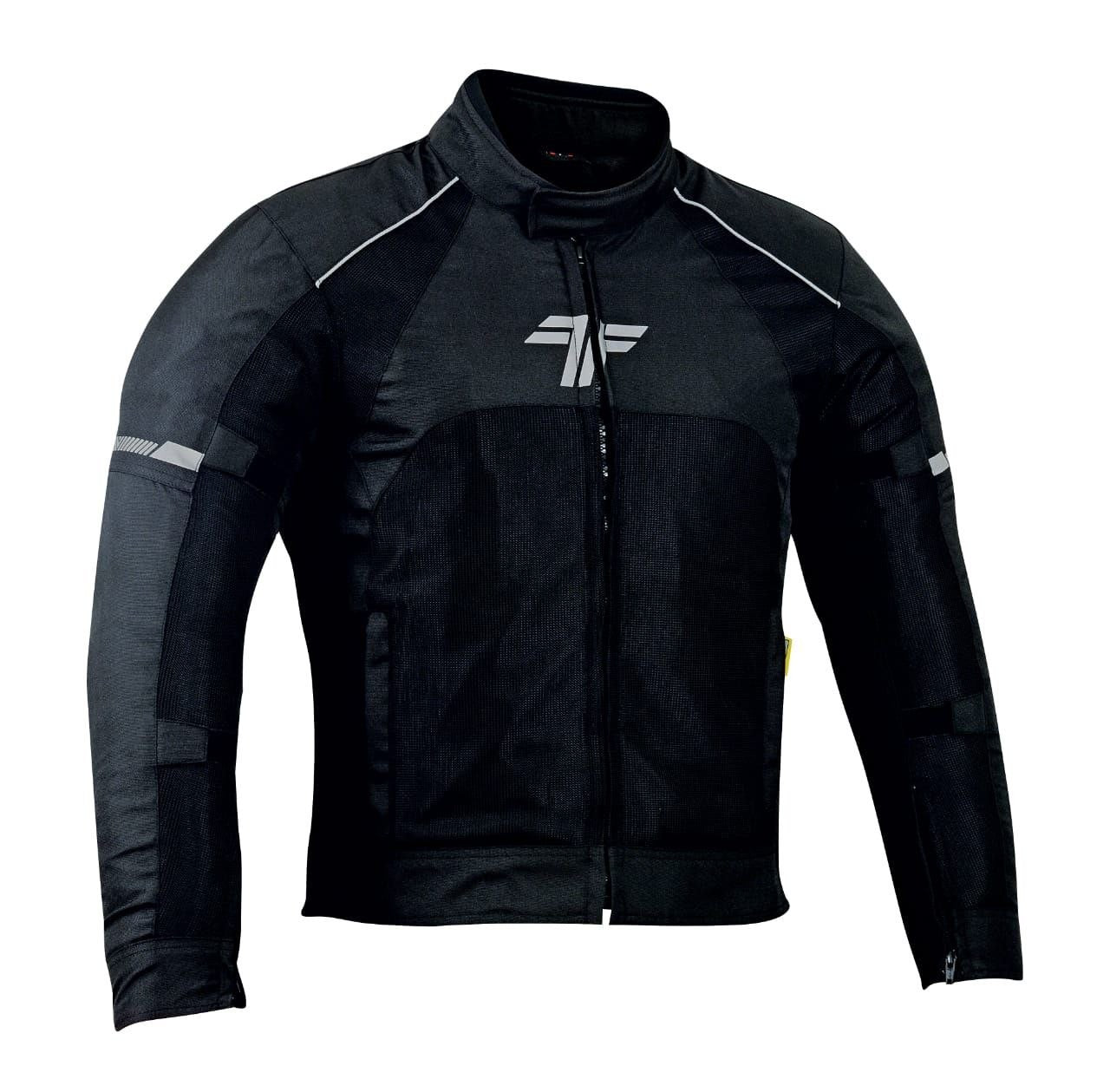 Tarmac Drifter Black Riding Jacket for Men - Level 1