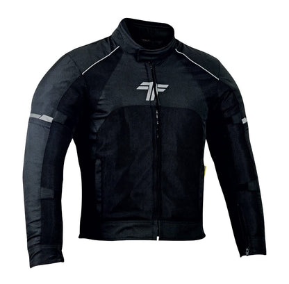 Tarmac Drifter Black Riding Jacket for Men - Level 1
