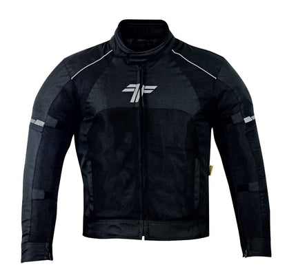 Tarmac Drifter Black Riding Jacket for Men - Level 1
