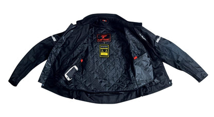 Tarmac Drifter Black Riding Jacket for Men - Level 1