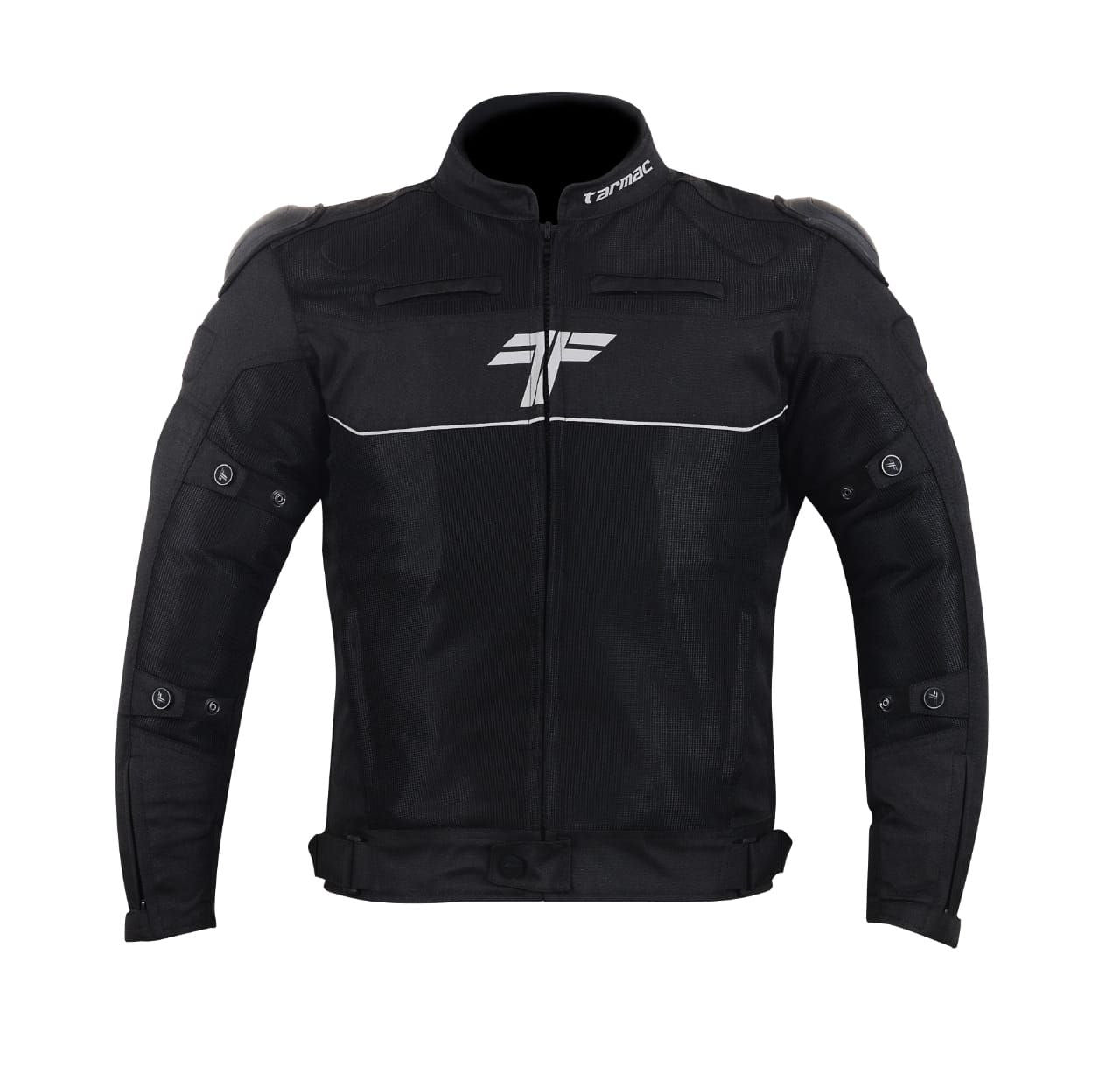 Tarmac One III Level 2 Black Riding Jacket with PU Chest Protectors