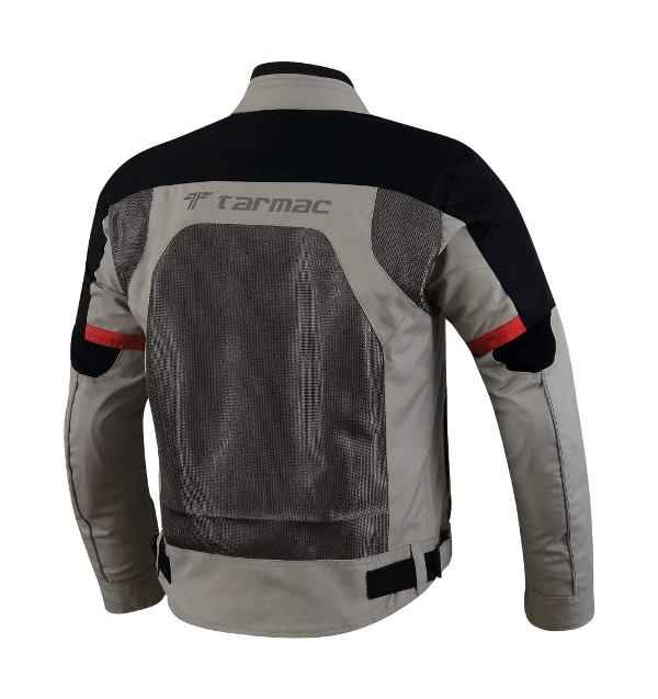 Tarmac Drifter Grey/Black/Red Level 1 Mens Riding Jacket