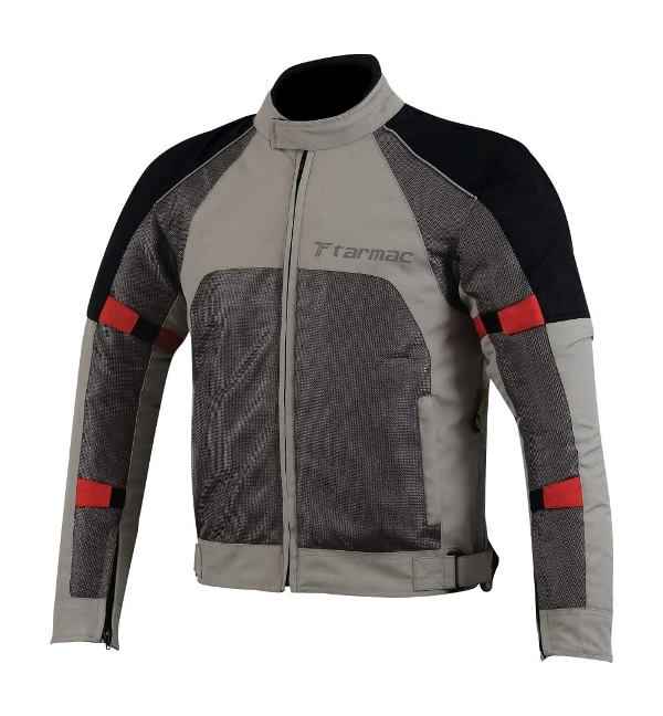 Tarmac Drifter Grey/Black/Red Level 1 Mens Riding Jacket