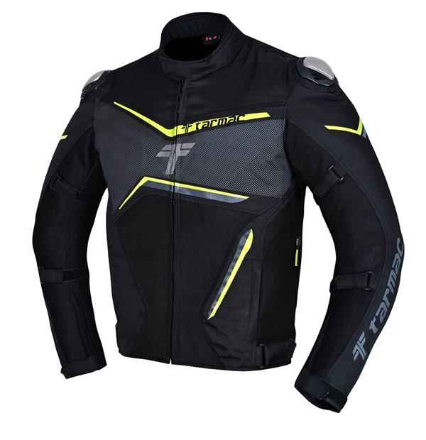 Tarmac Strike Black Fluorescent Level 2 Riding Jacket
