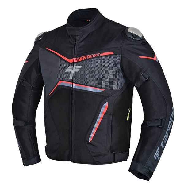Tarmac Strike Black Red Level 2 Riding Jacket