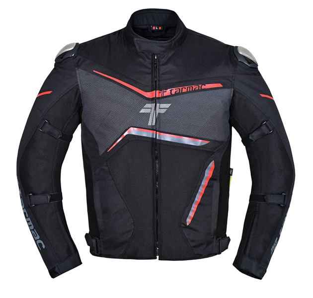 Tarmac Strike Black Red Level 2 Riding Jacket