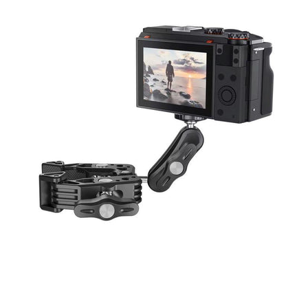 Telesin Super Crab Clamp Clip Magic Arm Mount with 1/4 screw Ball Head for GoPro Insta360 Action Camera cellphones (SC-001)