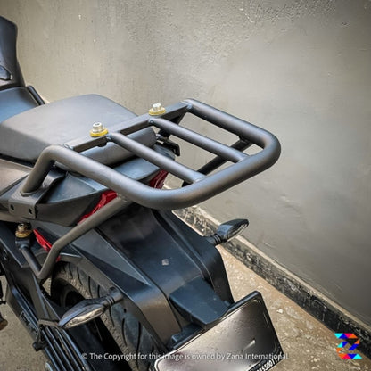 Texture Matt Black Dominar (2017-2022) Top Rack without Plate Compatible with Pillion Backrest-ZI-8164