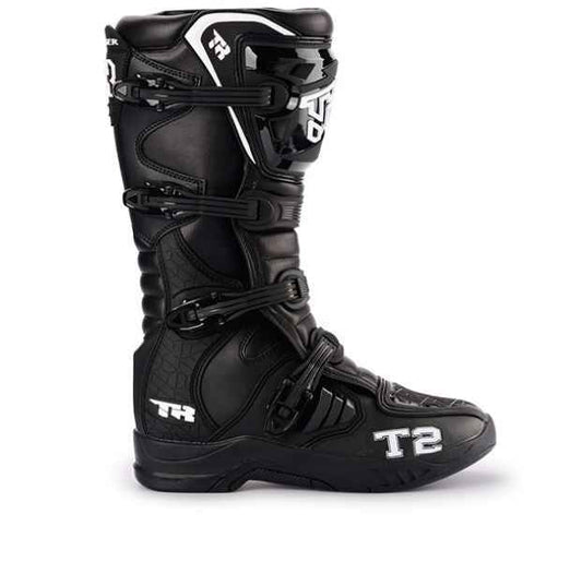 Tiger Racing-MTR T2 Motocross Offroad Boots (Black)