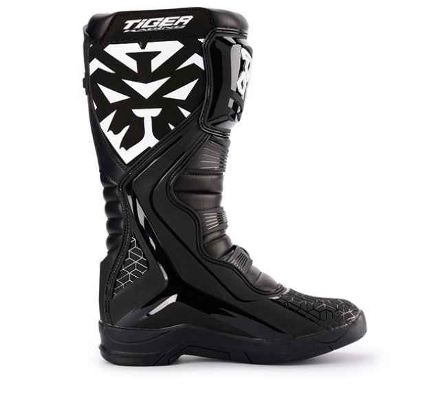 Tiger Racing-MTR T2 Motocross Offroad Boots (Black)