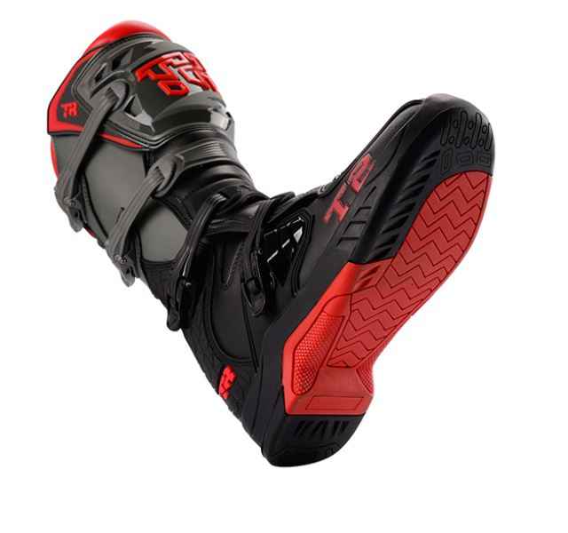 Tiger Racing-MTR T2 Motocross Offroad Boots (Grey Red)