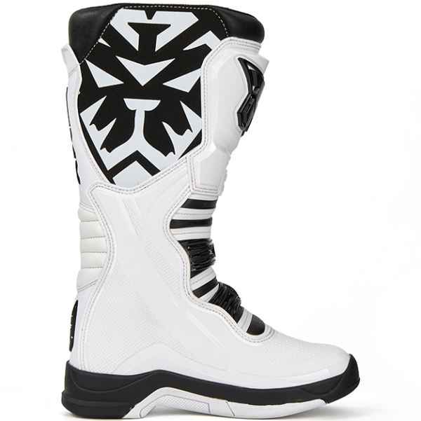Tiger Racing-MTR T3 Motocross Boots White Black