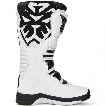Tiger Racing-MTR T3 Motocross Boots White Black