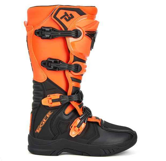Tiger Racing-MTR T3 Motocross Boots (Black Orange)