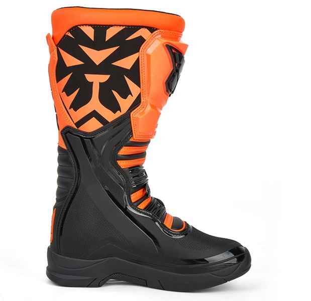 Tiger Racing-MTR T3 Motocross Boots (Black Orange)