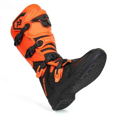 Tiger Racing-MTR T3 Motocross Boots (Black Orange)