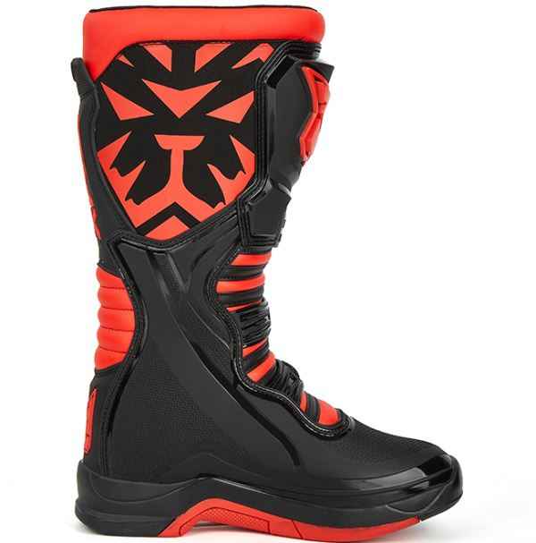 Tiger Racing-MTR T3 Motocross Boots (Black Red)