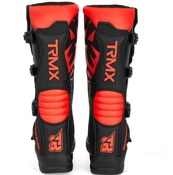 Tiger Racing-MTR T3 Motocross Boots (Black Red)