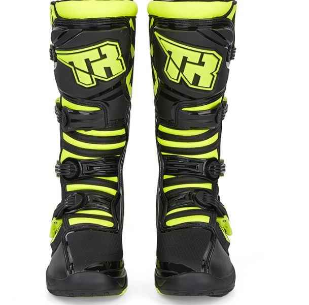 Tiger Racing-MTR T3 Offroad MX Boots (Black Neon Green)