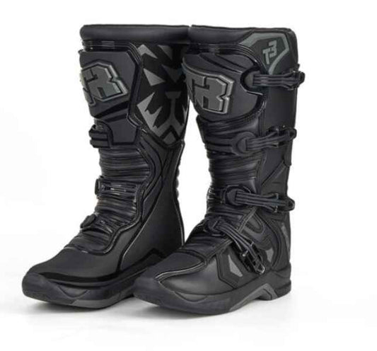 Tiger Racing-MTR T3 Offroad MX Boots (Black)