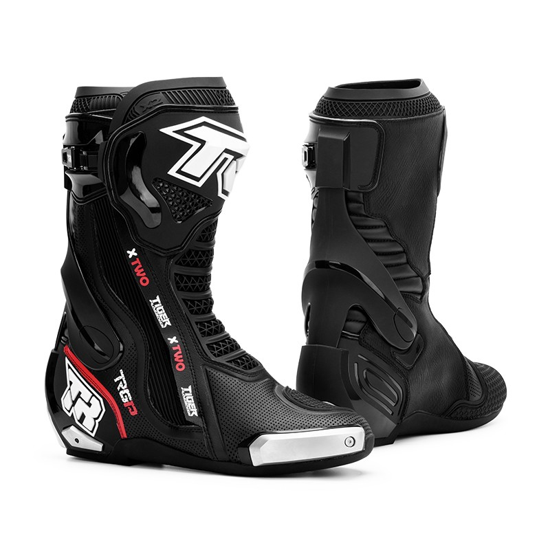 Tiger Racing X2 Racing Boots - Black