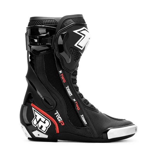 Tiger Racing X2 Racing Boots - Black