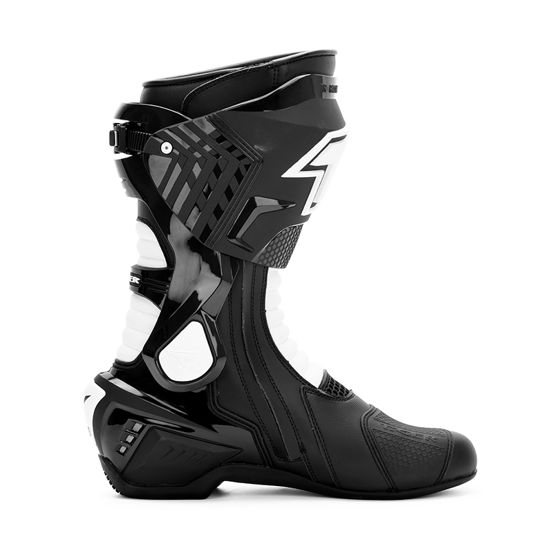 Tiger Racing X One Pro Boots - Black White