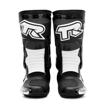 Tiger Racing X One Pro Boots - Black White