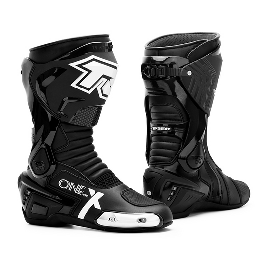 Tiger Racing X One Pro Boots - Black